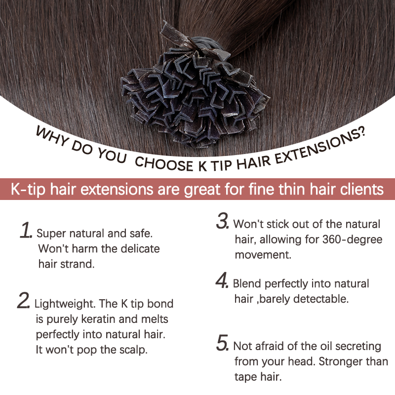 VADES K Tip Hair Extensions Hu - Nail Art Ombre ulasan dan harga
