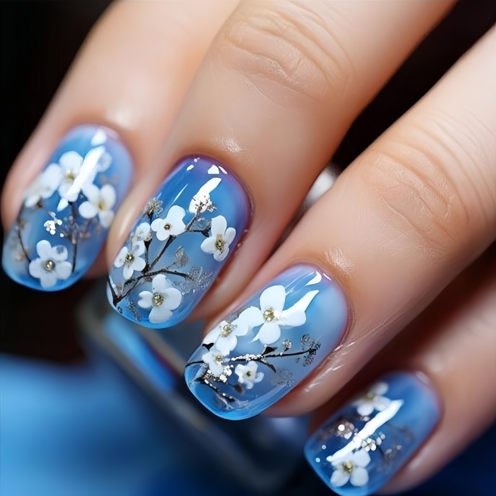 Medium fake nails for women gi - Nail Art Press On ulasan dan harga