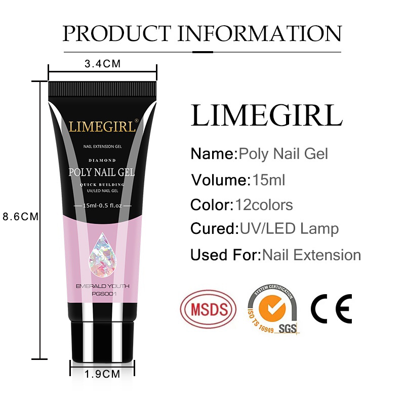15ml Nail Gel Kit For Quick Ex - Nail Art Ombre ulasan dan harga
