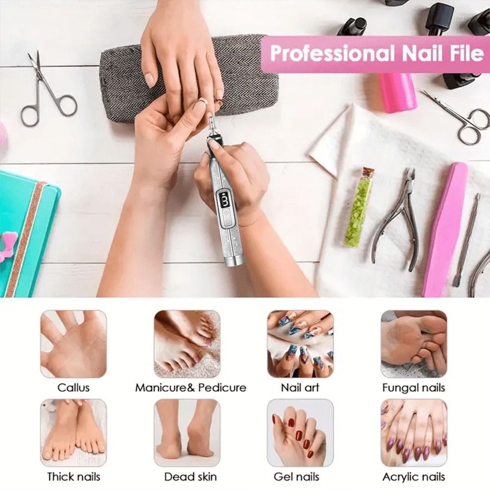 Low Noise Electric Nail Drill  - Nail Drill Machine ulasan dan harga