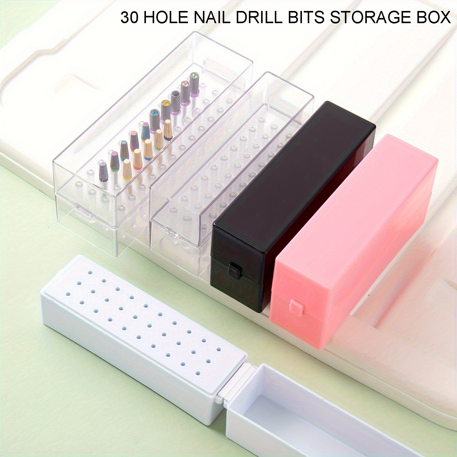 30/100 Hole 1PC of Various Sty - Nail Drill Machine ulasan dan harga