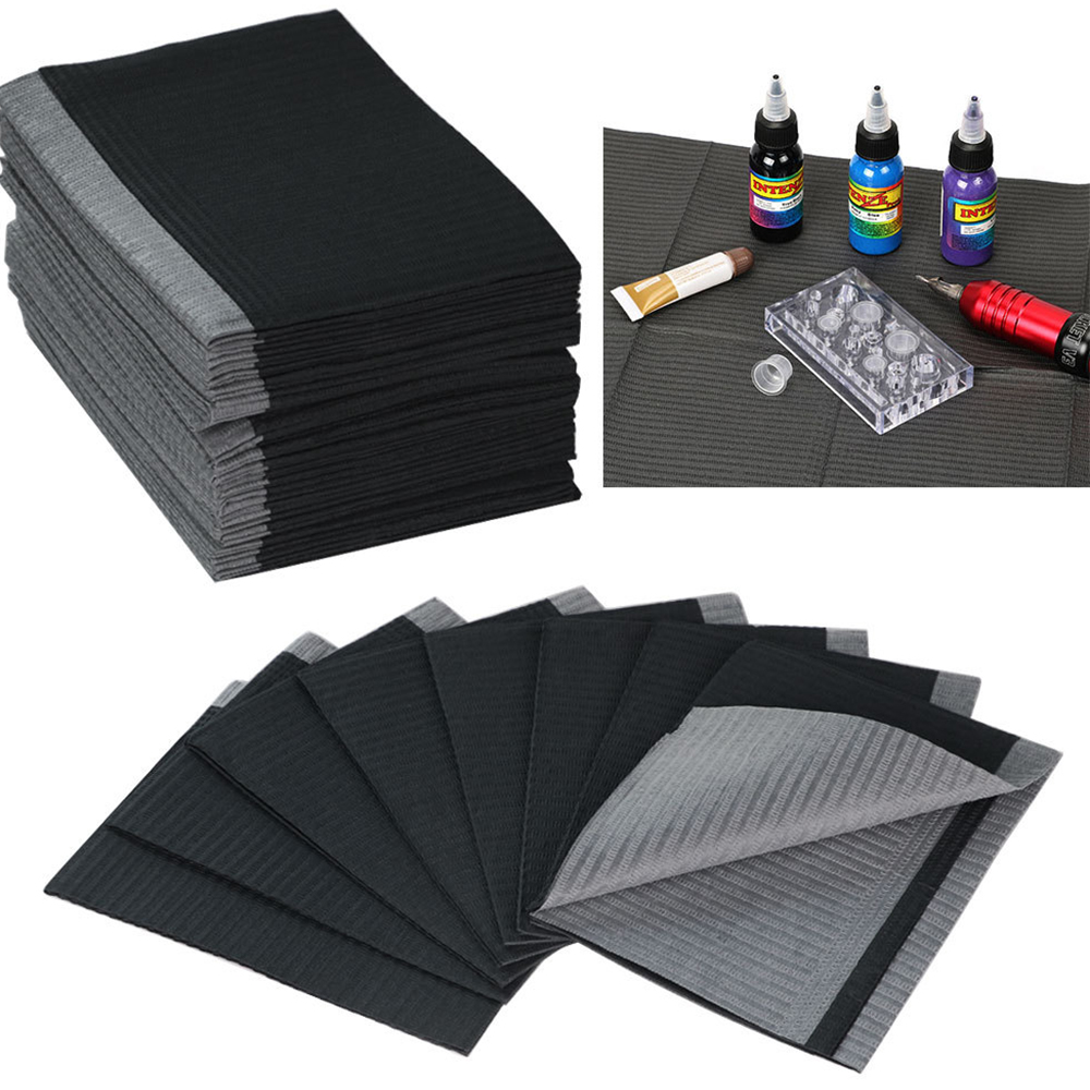 20/50pcs Tattoo Clean Pad Mat  - Nail Art Ombre ulasan dan harga