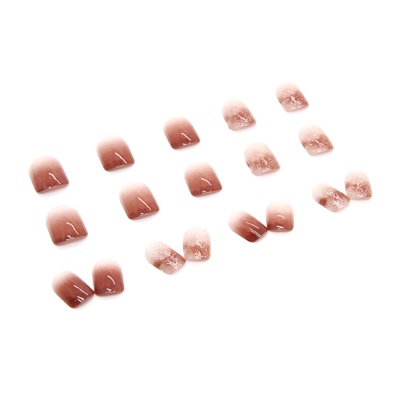 24pcs Bright Pink Gradient Col - Nail Art Pink ulasan dan harga