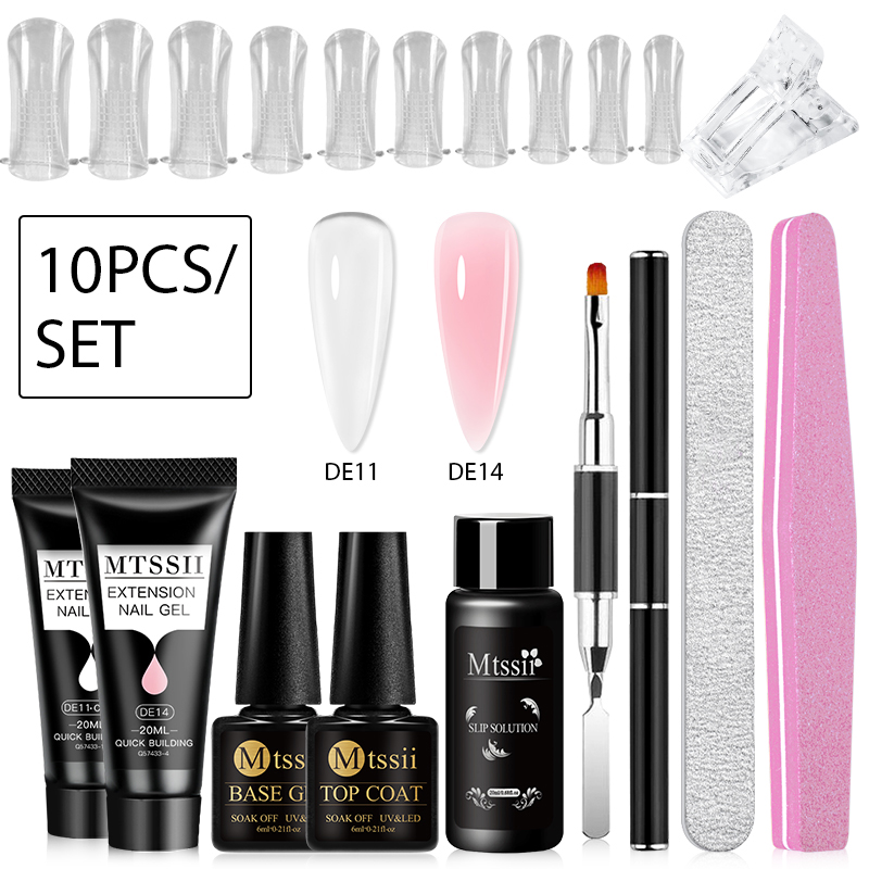 Mtssii 17PCS/Set 20ml Nail Ext - Nail Art Ombre ulasan dan harga