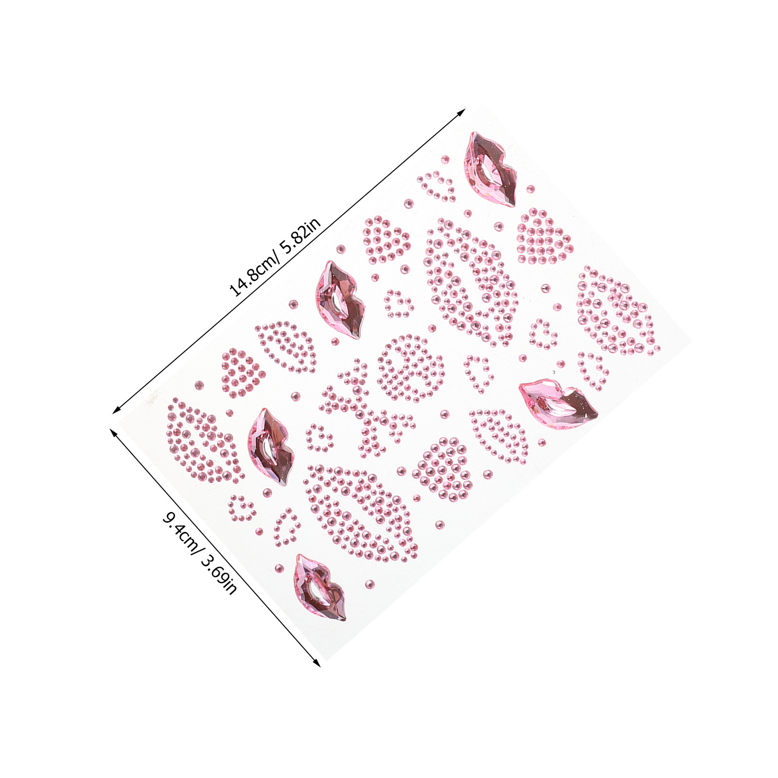 10Sheets Valentines Day Rhines - Nail Art Valentines Day ulasan dan harga