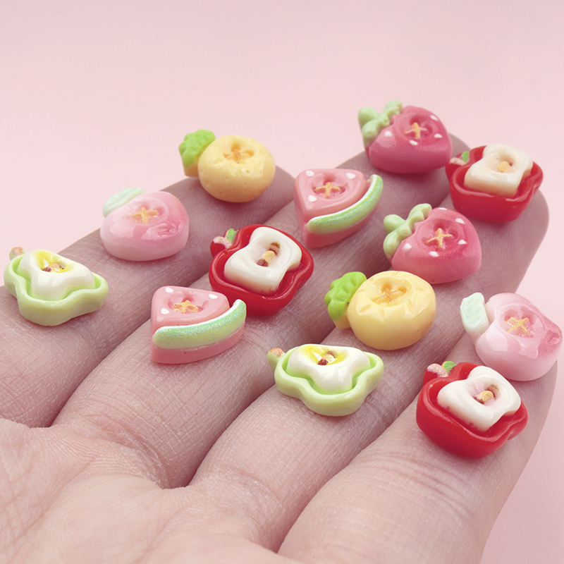 50/500pcs Mini Simulated Fruit - Nail Art Ombre ulasan dan harga