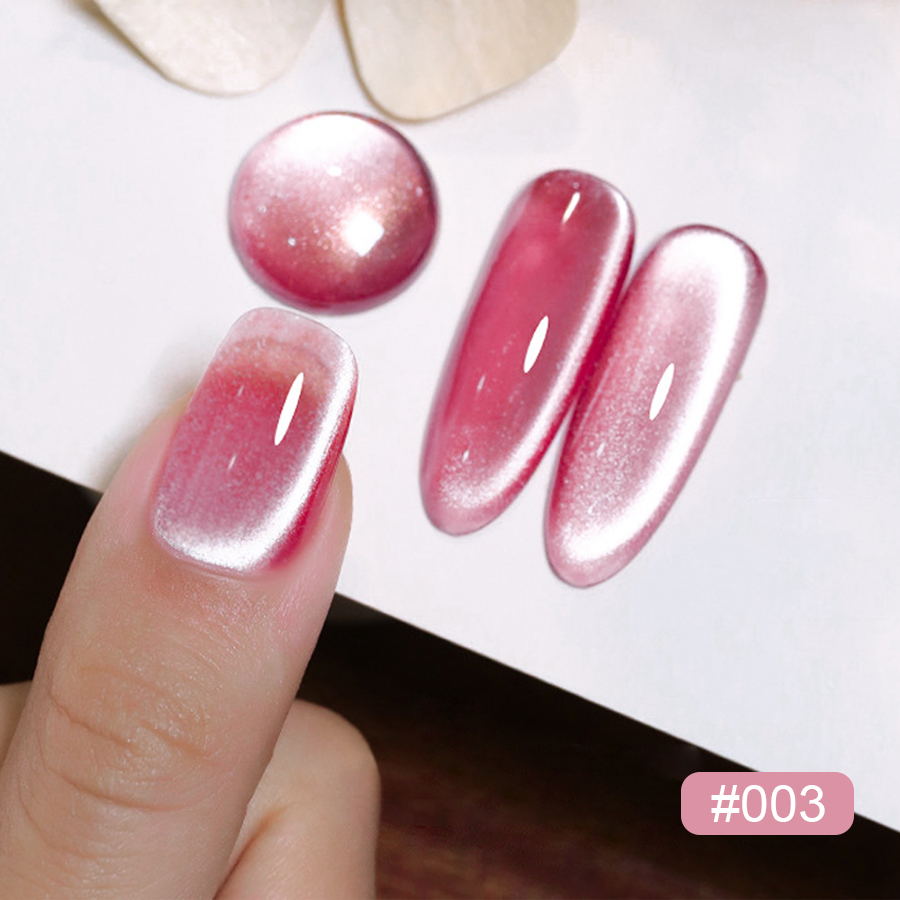 Pink Cat Eye Gel Nail Polish S - Nail Art Valentines Day ulasan dan harga