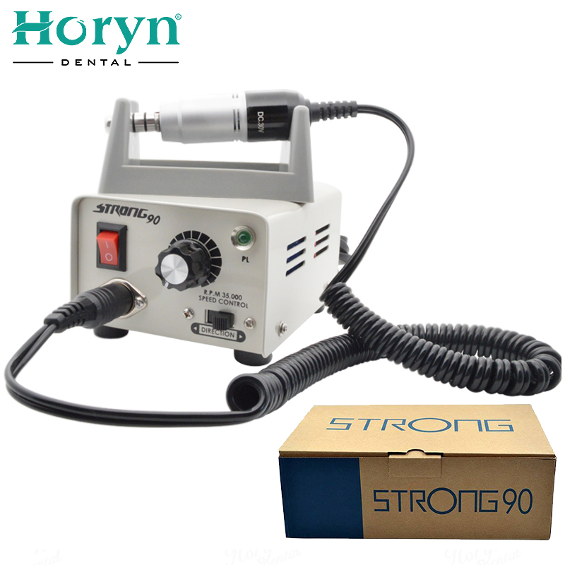 65W Strong 90 Micromotor 102L/ - Nail Drill Machine ulasan dan harga