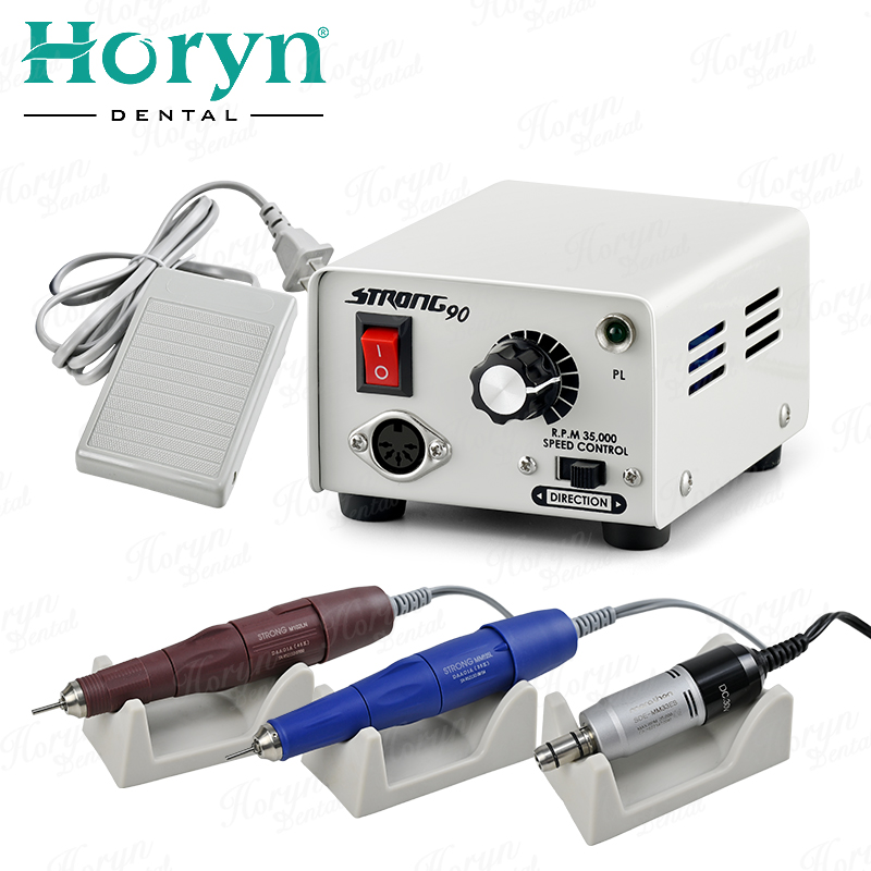 65W Strong 90 Micromotor 102L/ - Nail Drill Machine ulasan dan harga